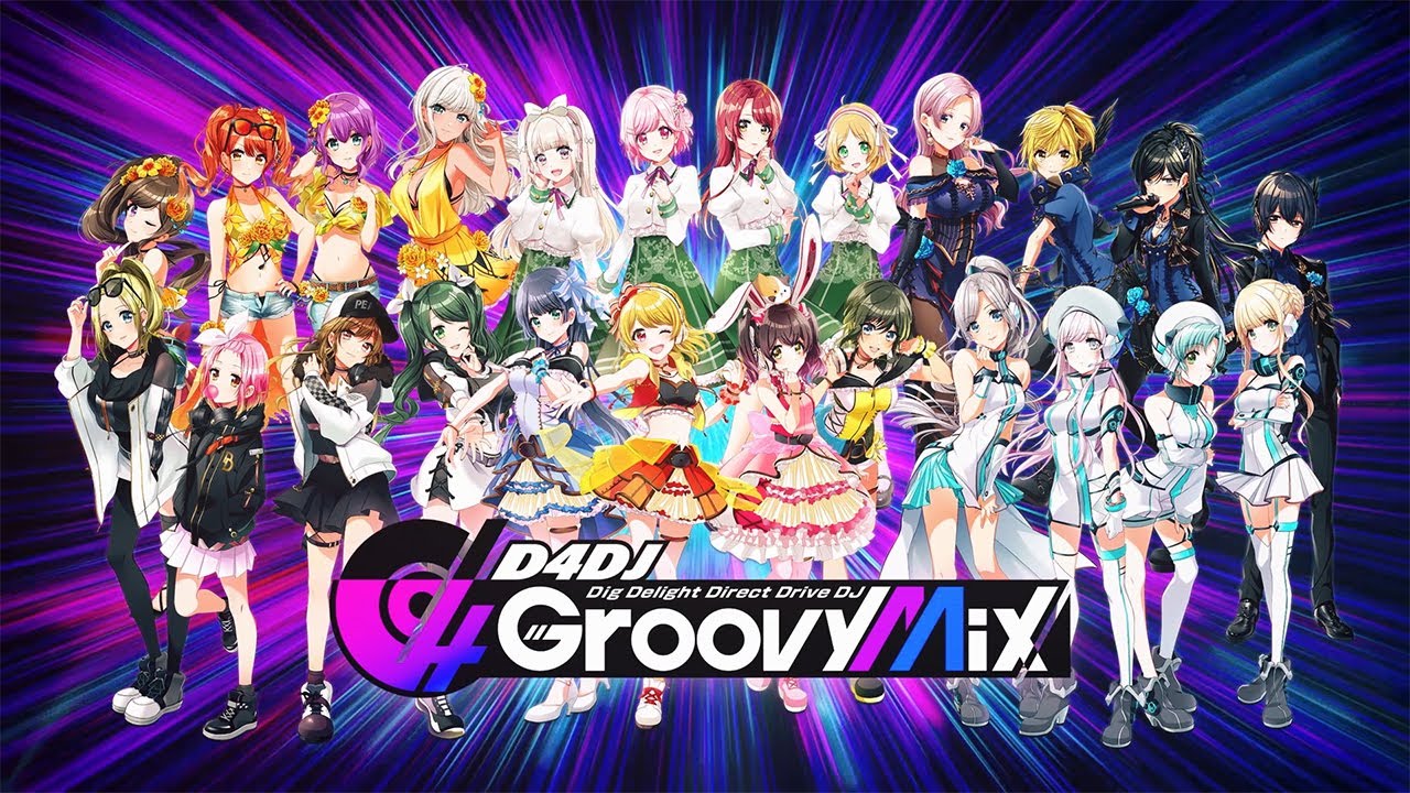 スマートフォン向けアプリゲーム「D4DJ Groovy Mix」PV（#グルミク）