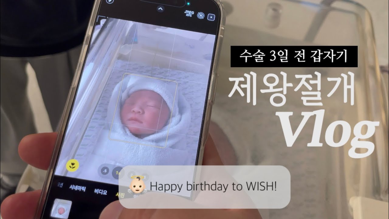 유니한의 탄생👼🏻 | 초산모의 응급 제왕절개 브이로그 | 일산 차병원 | 38주 3일 | 첫만남은 계획대로 되지 않아