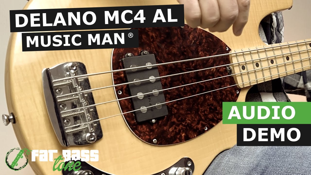 Delano MC4 AL Music Man&reg; Bass Pickup Demo