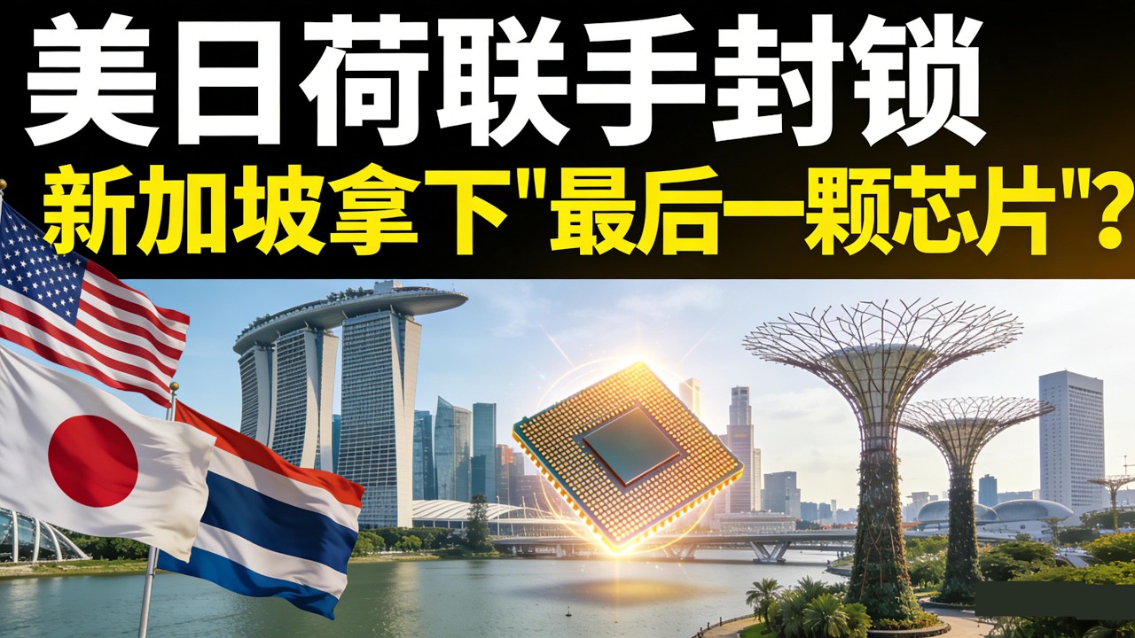 美日荷再度联手封锁，“最后一颗芯片”却落在新加坡？三方博弈下，它成了唯一没被拆掉的桥梁！
