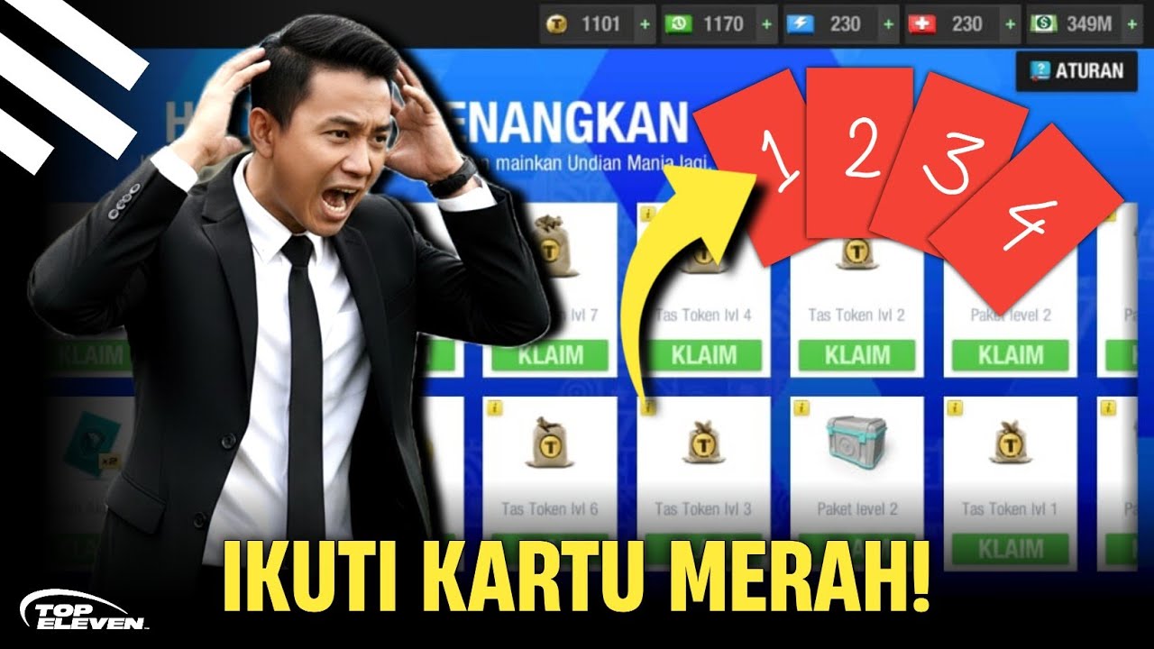 Bener Gak Ikutin Kartu Merah Bisa Dapat Hadiah Melimpah 🤔 ⁉️ Top Eleven 2026