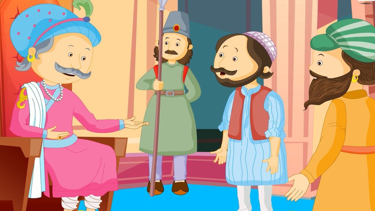 Birbal and the Barber - English Story I Bedtime Story I Kids Stories I Animated Stories | Poems