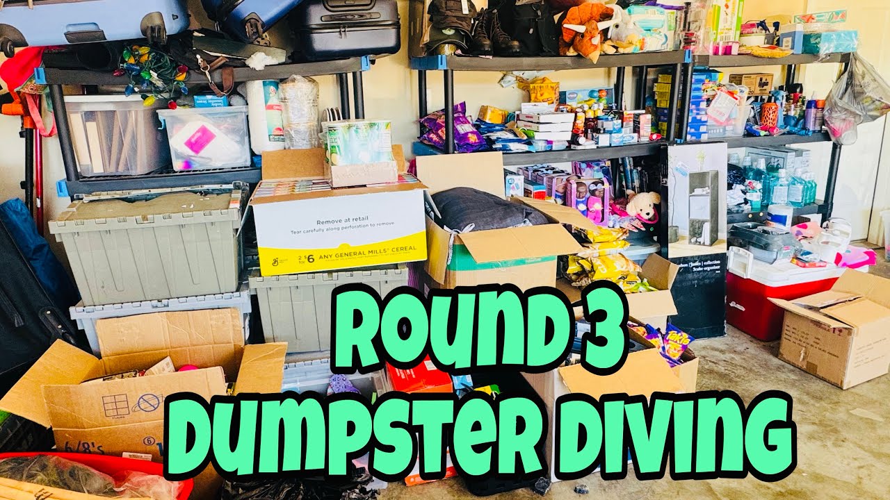 DUMPSTER DIVING/ MAY NAKA ABANG NA MALAKING DUMPSTER HND PA SILA TAPOS MAG TAPON #dumpsterdiving 