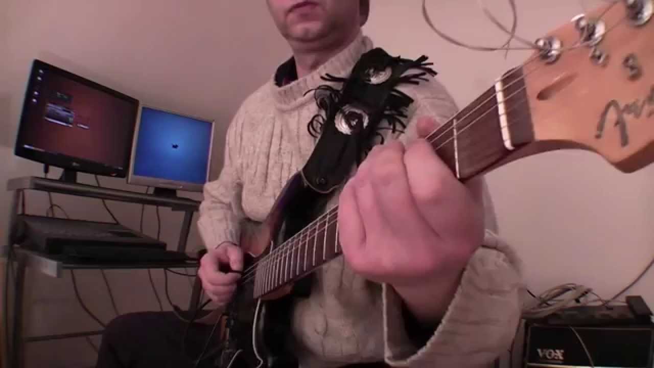 thin guitar sound for a better mix - an example by using guitarix