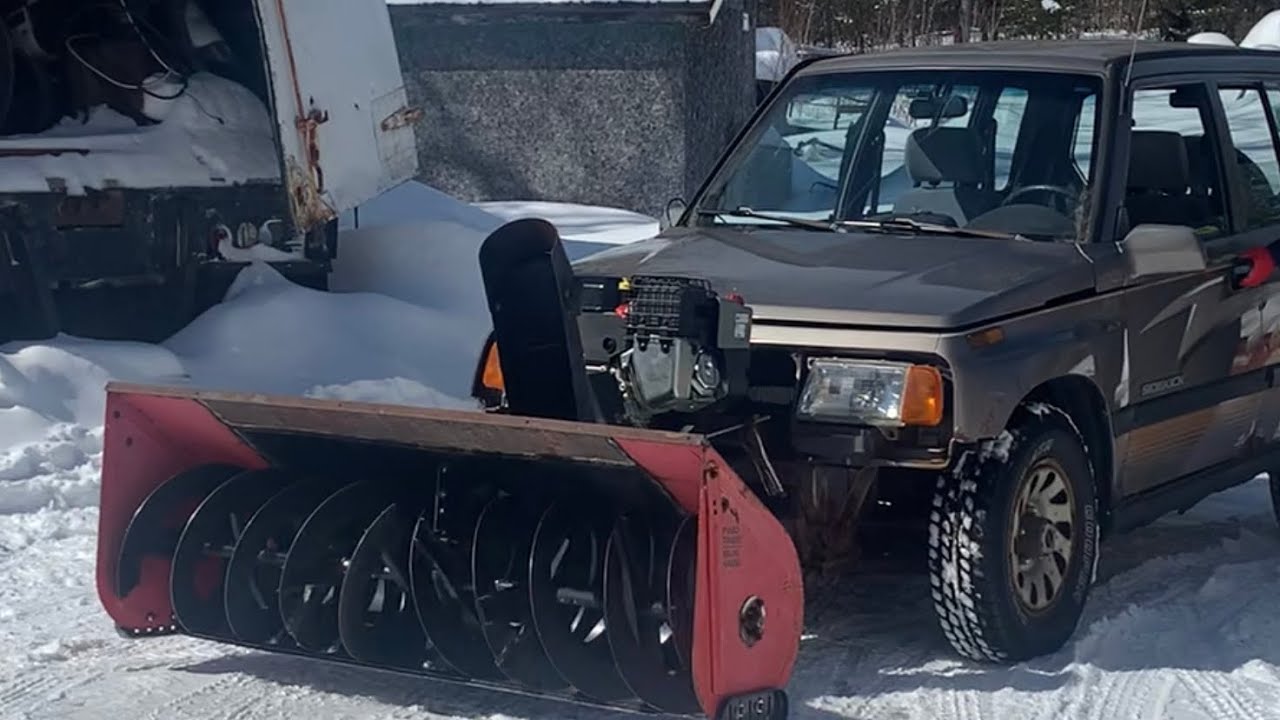 Homemade Snowblower for SUV