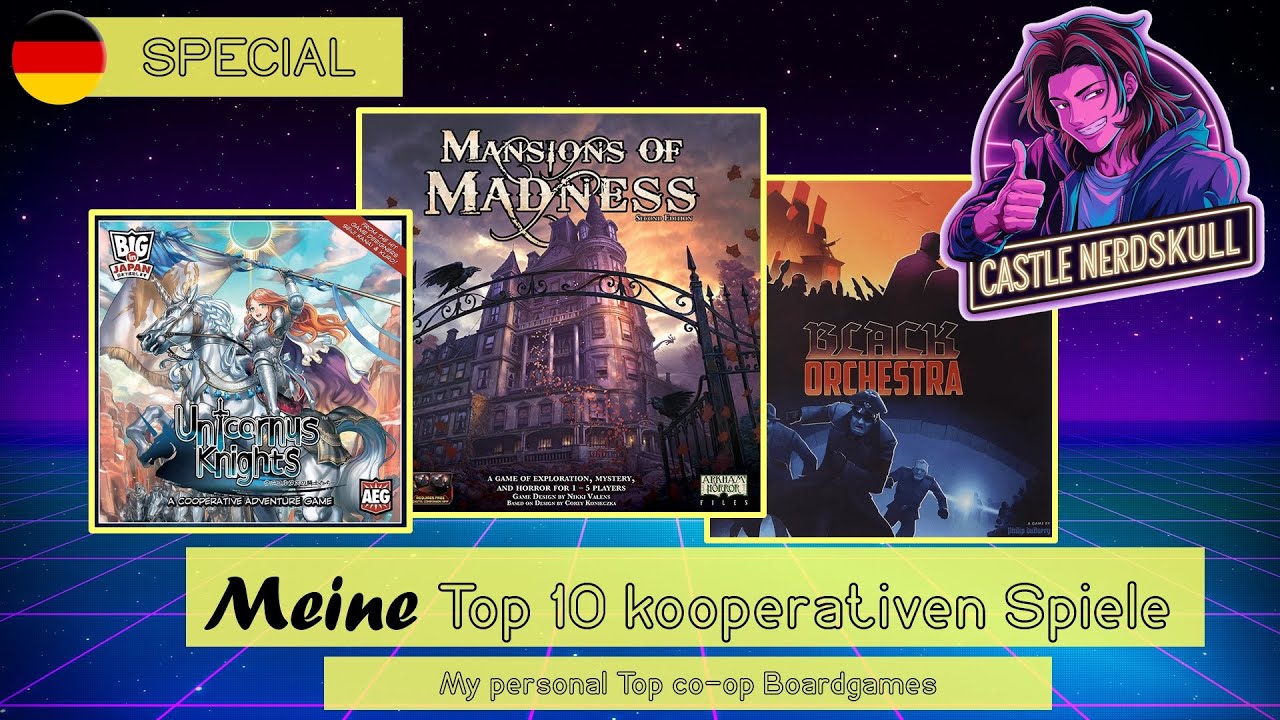 RANKING - Meine Top 10 kooperativen Brettspiele | Gemeinsam zum Erfolg!