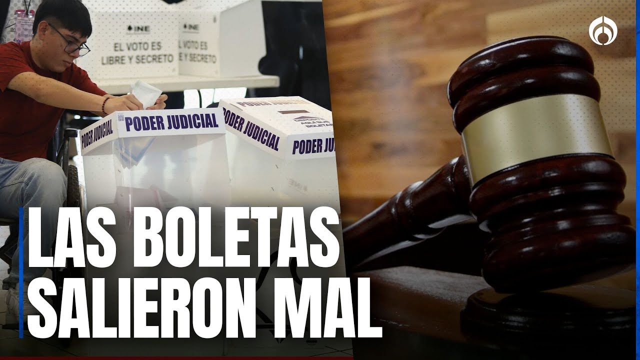 Errores y horrores en las boletas para la elección judicial