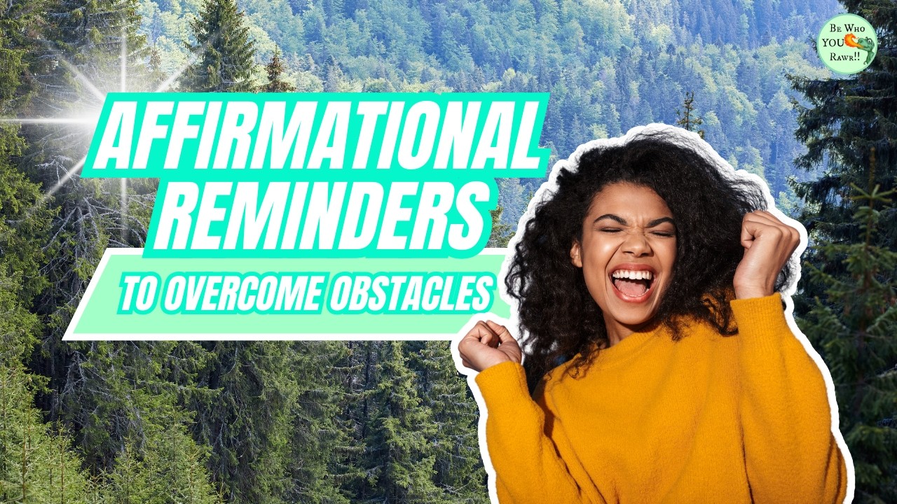 Affirmational Reminders For Goal Achievers That You CAN Overcome Obstacles You Set Your Mind To!🙌🏻💯💪
