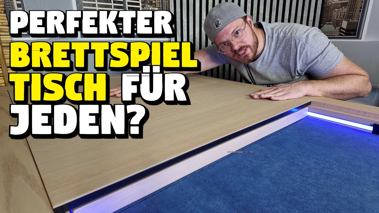 Brettspieltisch erklärt - Stimmt Preis & Leistung?