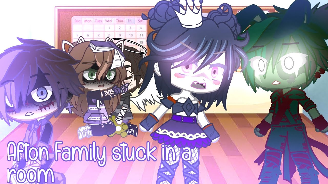 Afton family stuck in a room! |Gacha club| (remake-)