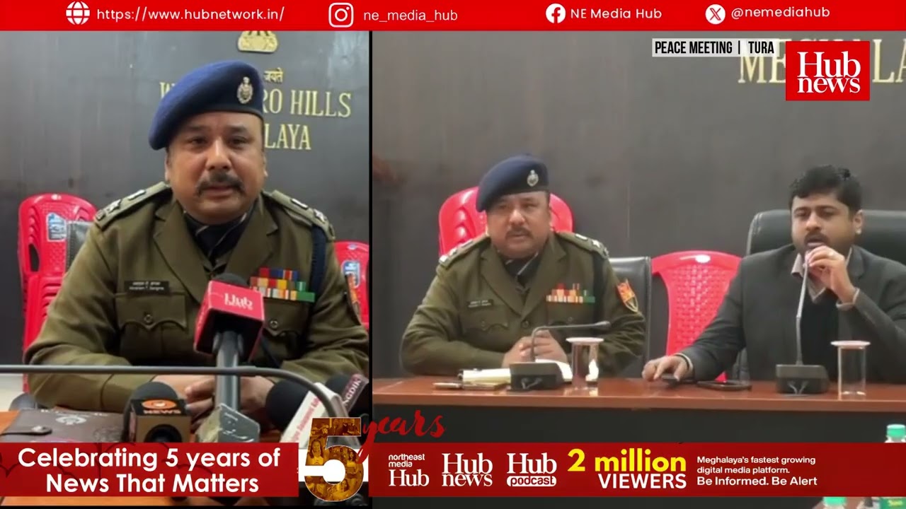 Goalgoan Assault Case: West Garo Hills SP briefs media after peace meeting