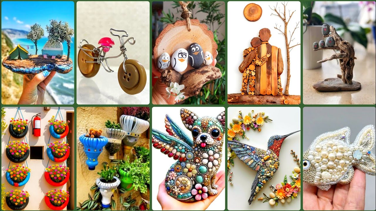 #TRENDING #DIY ARRGMANT #PEBBLEART #HOMEDECOR DIFFERENT CRAFT IDEAS