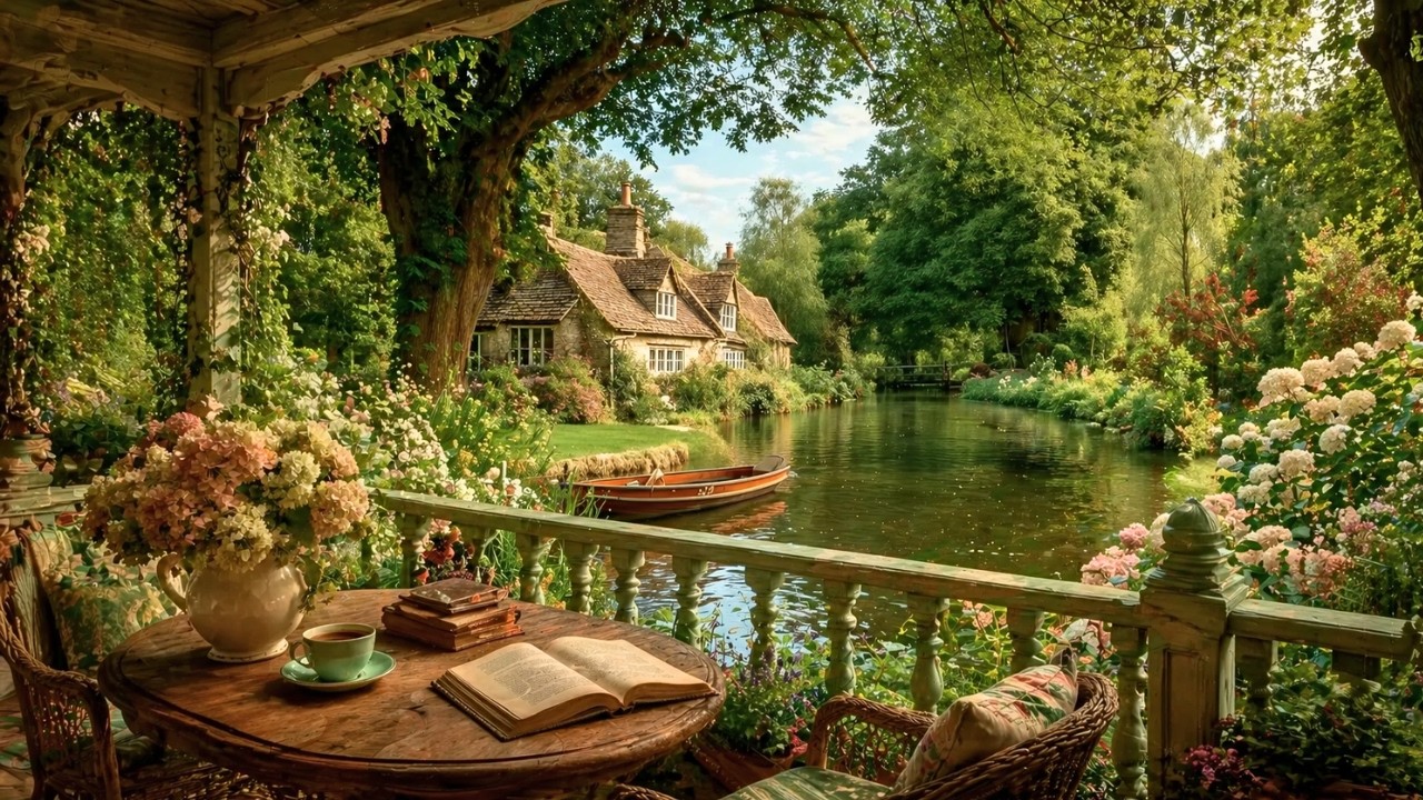 Cottage River Garden 🍃 Birdsong, Soft Water and Peaceful Outdoor Ambience