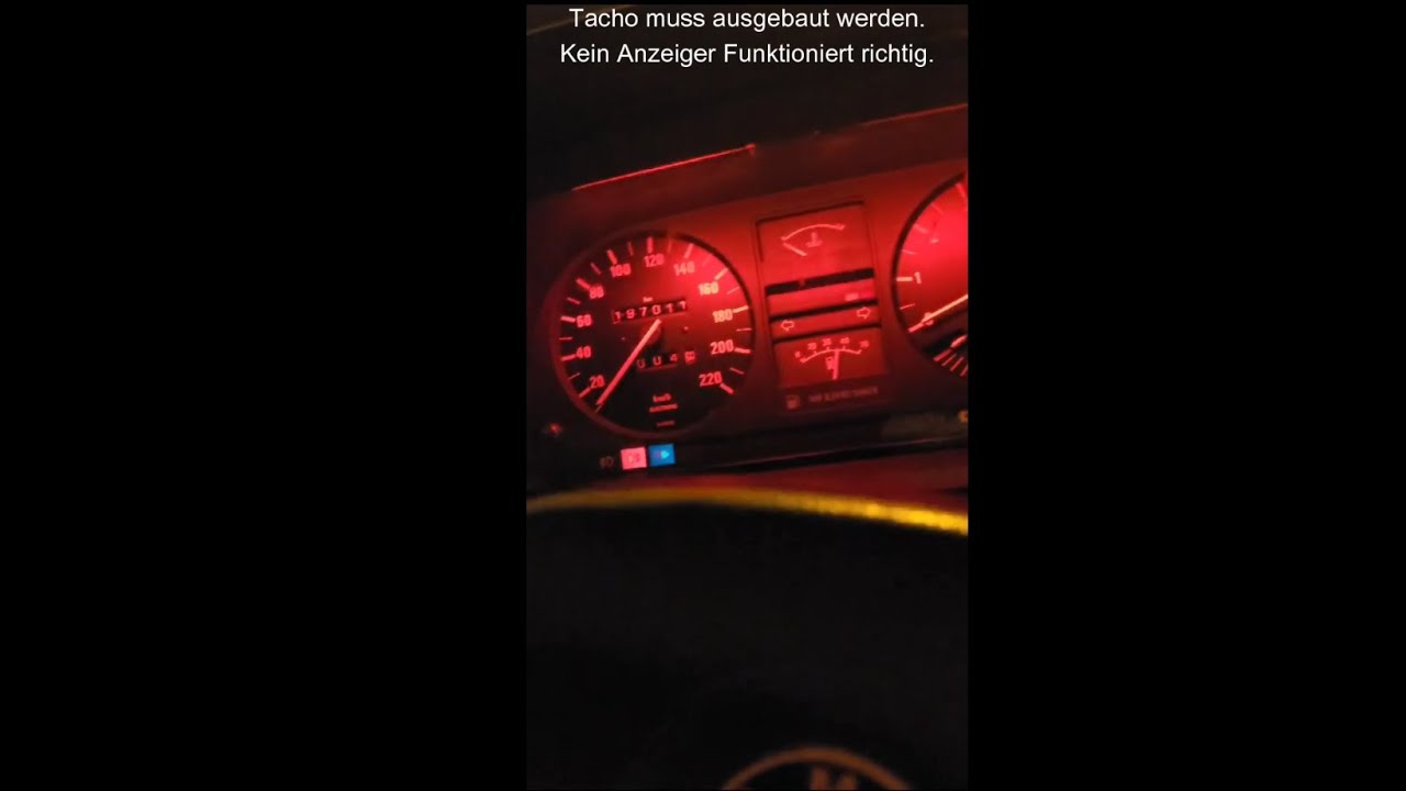 BMW E28 1985 520i Tacho Reparatur Instrument Cluster Repair
