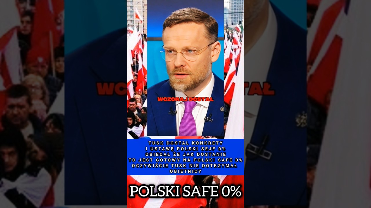 TUSK DOSTAŁ KONKRETY I GOTOWĄ USTAWĘ POLSKI SAFE 0% #polish #shortvideo #poland