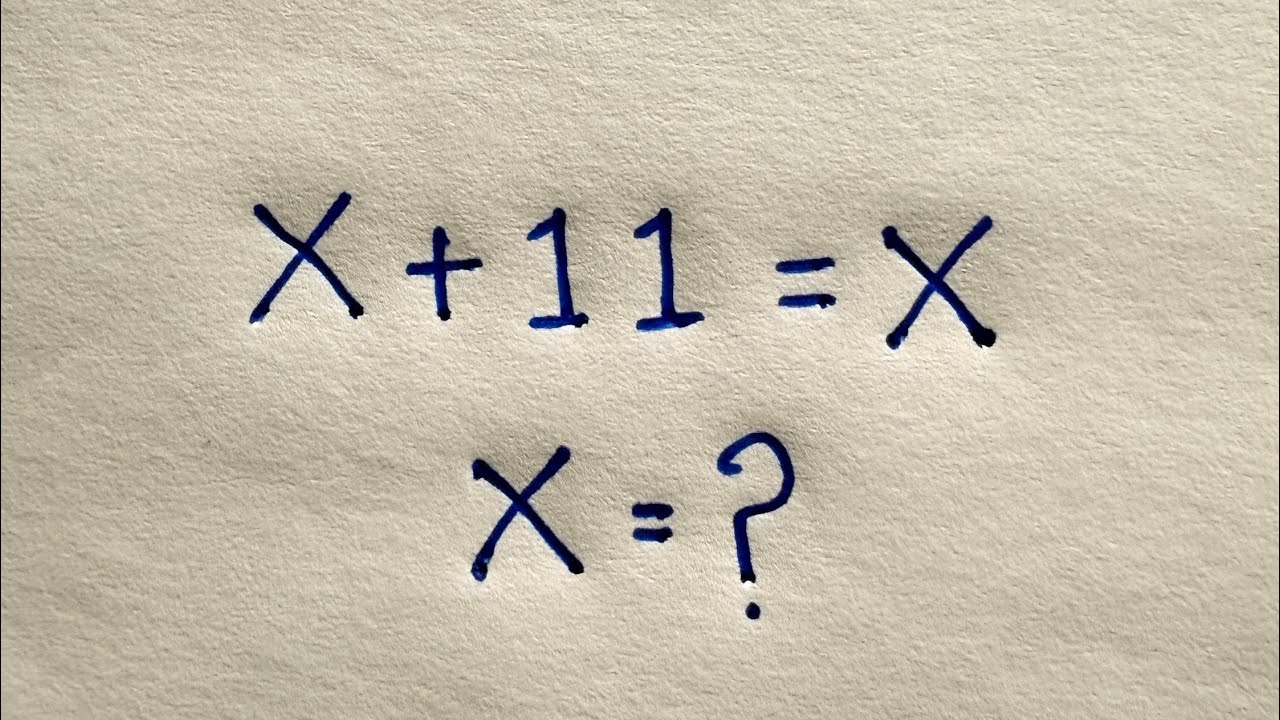 The Biggest Pitfall of the Maths Olympiad | Fun of Mathematics | X+11=X|