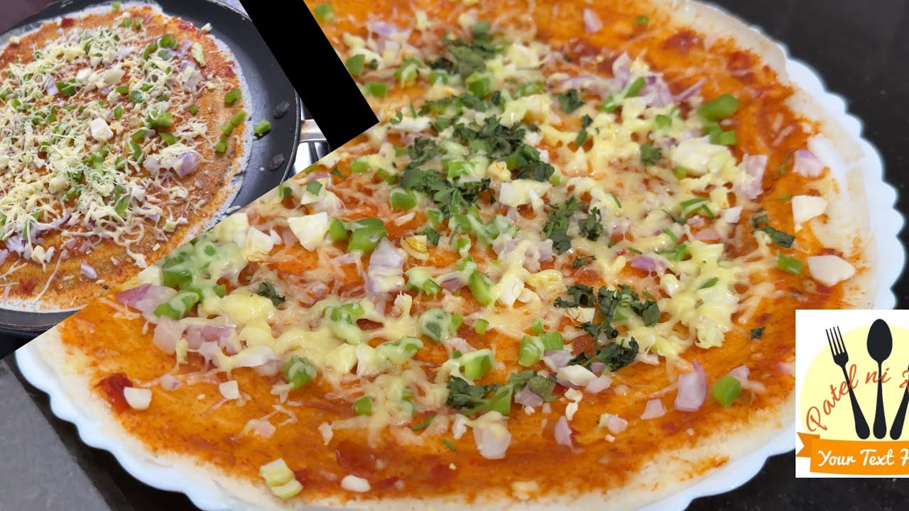 pizza dosa at home | cheese pizza dosa recipe |#patelnirasoi #food #cooking #recipe #recipevideo 