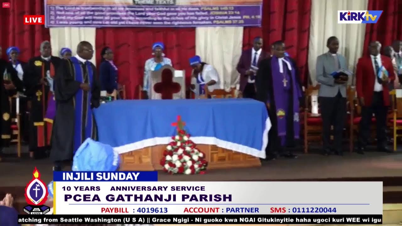 Injili Sunday || 10 Years Anniversary Service || Pcea Geofrey Gathu Memorial Church || 10Th Sep 2023