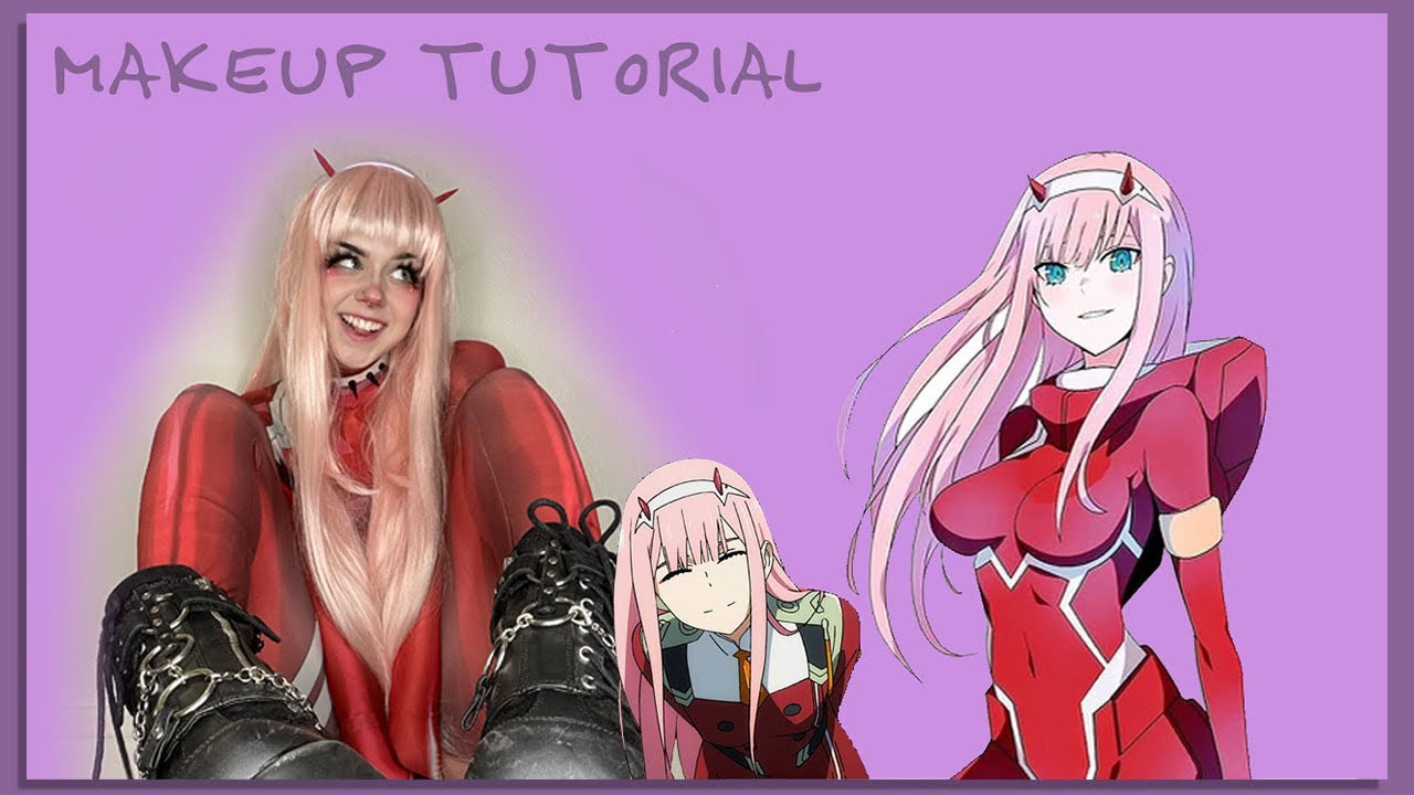 Zero Two Anime Cosplay makeup Tutorial
