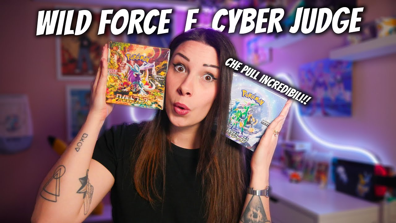 APRO 2 box dei Nuovi Set POKÈMON Jap WILD FORCE e CYBER JUDGE! Che pull assurdi!