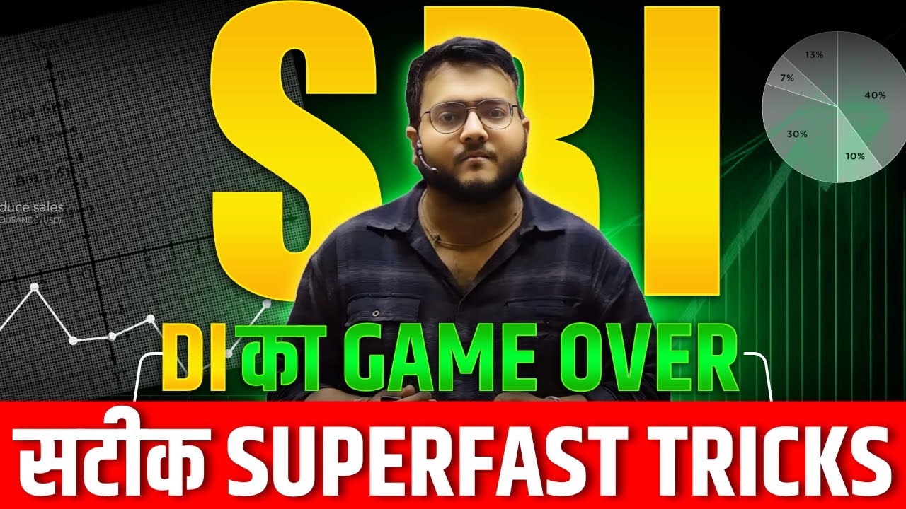 DI का Game Over | DI for SBI PO, SBI CLERK || Data Interpretation Tricks & Shortcuts for Bank Exams