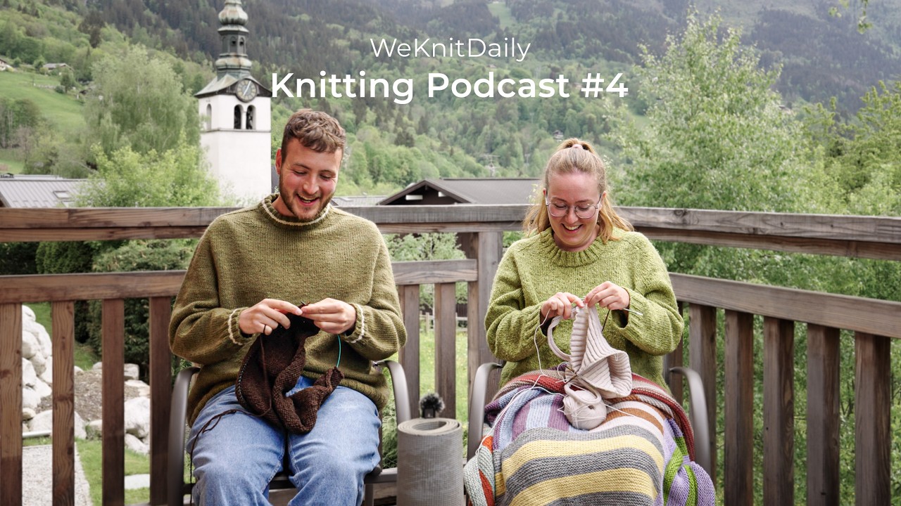 wilson's first sweater & the cheapest yarn ever &bull; knitting podcast episode 4