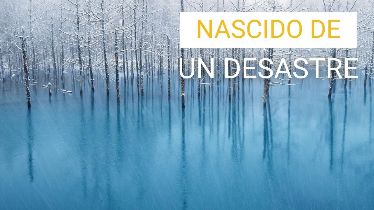 Cómo un desastre creó el lago más irreal de Japón