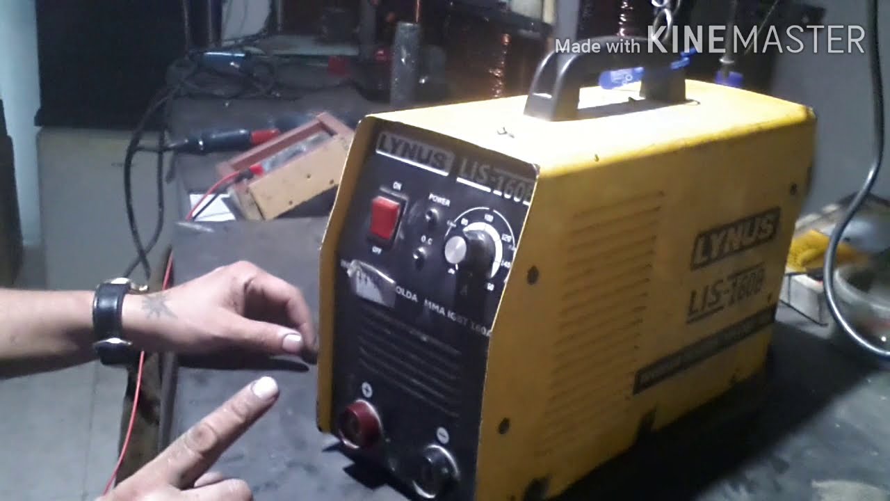INVERSORA DE SOLDA LYNUS LIS 160B  NÃO ABRI O ARCO