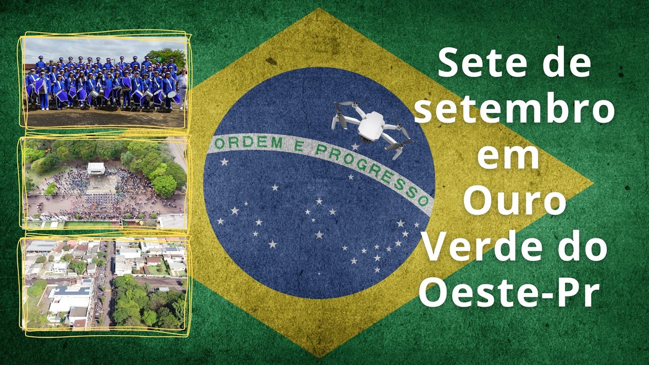 Sete de setembro em Ouro Verde do Oeste-Pr