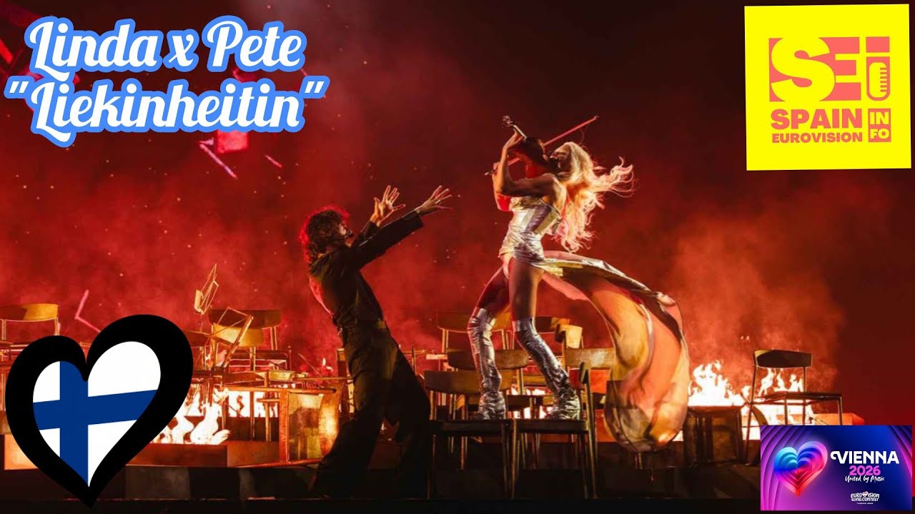 EUROVISION 2026 - FINLAND 🇫🇮 - LINDA LAMPENIUS x PETE PARKKONEN - LIEKINHEITIN - SPANISH REACTION 🇪🇦