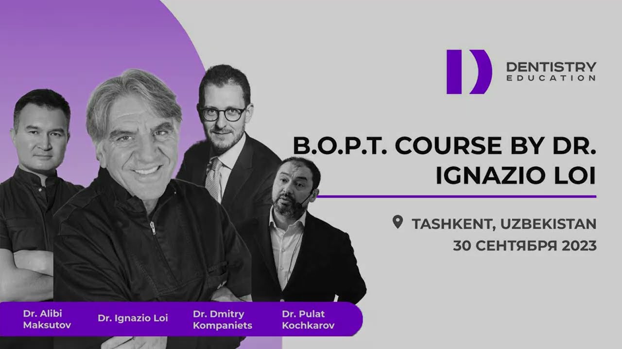 B.O.P.T. COURSE BY DR. IGNAZIO LOI - Taskent