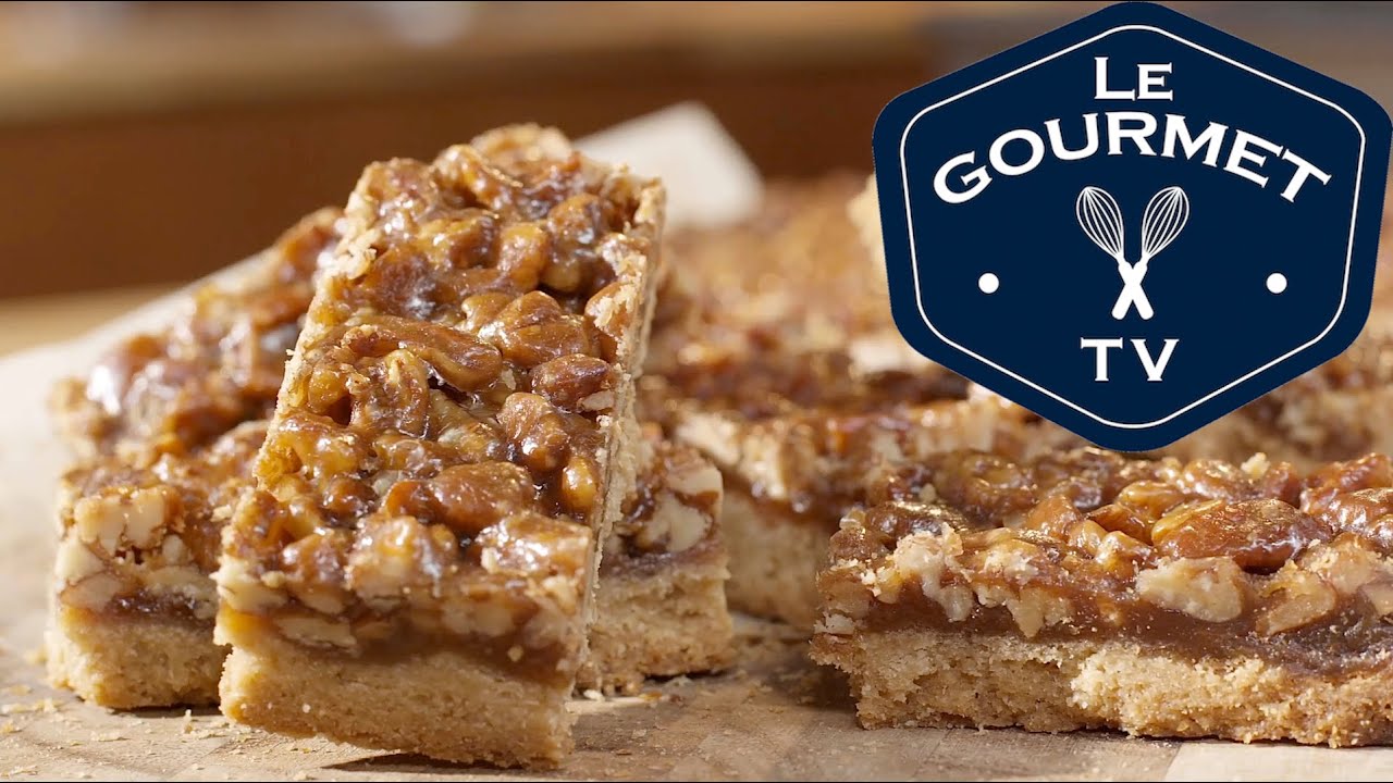 Pecan Pie Bars - Recipe - LeGourmetTV