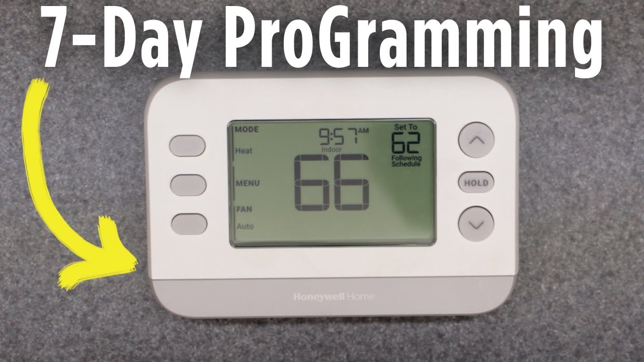 Программирование на 7 дней | Honeywell X2P - X2S - RTH20B RTH21B RTH22B | ПРОГРАММИРУЕМЫЙ ТЕРМОСТАТ