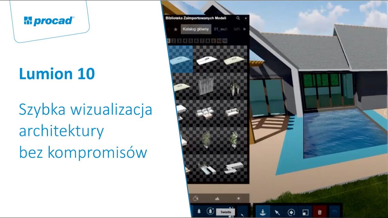 Lumion 10 -  Szybka wizualizacja architektury bez kompromis&oacute;w