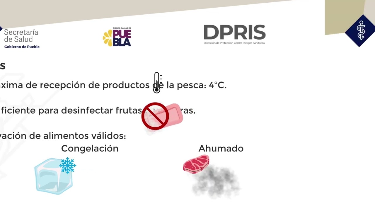 Curso Manejo de alimentos Cofepris NOM-251-SSA1-2009