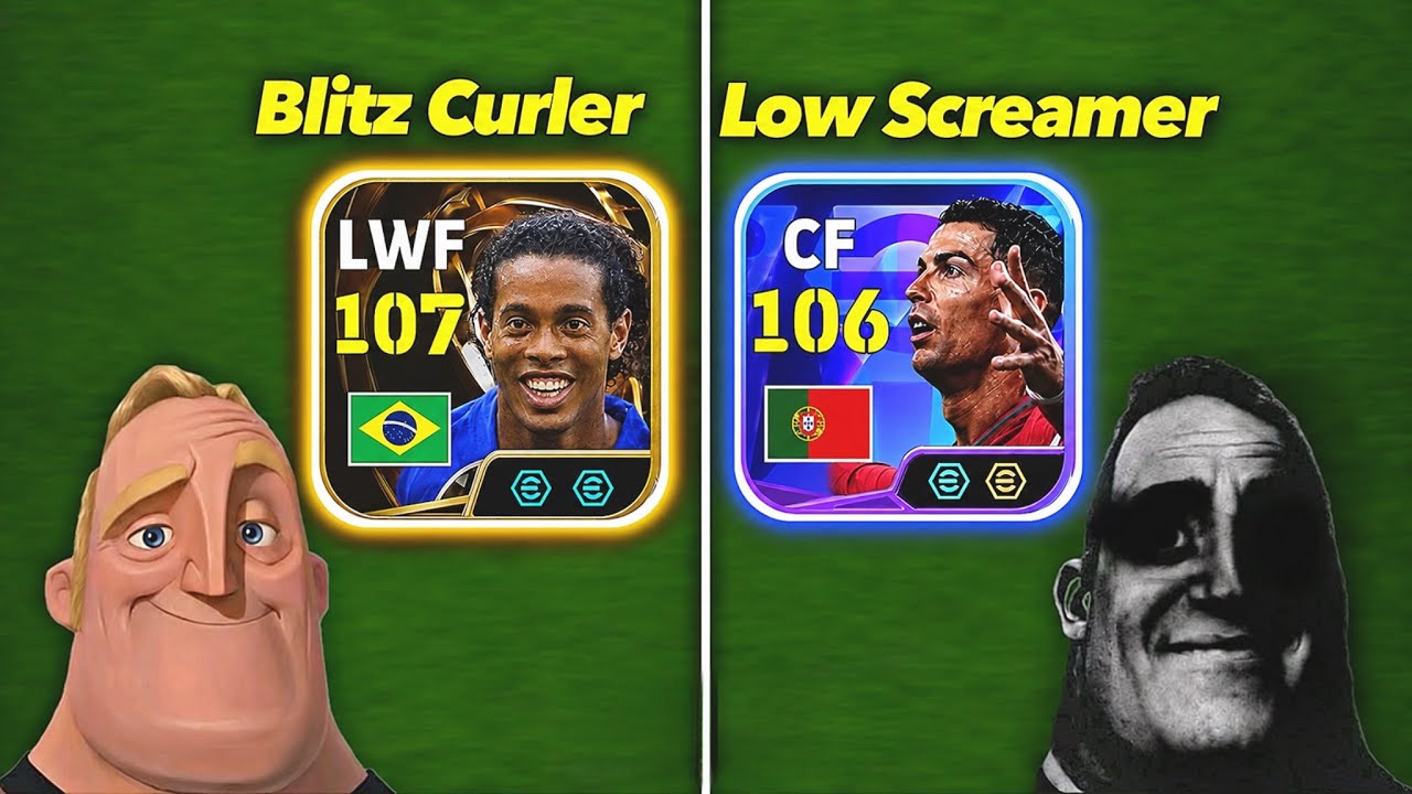 FINALLY 🤩 BLITZ CURLER RONALDINHO AND LOW SCREAMER RONALDO IN EFOOTBALL ✨
