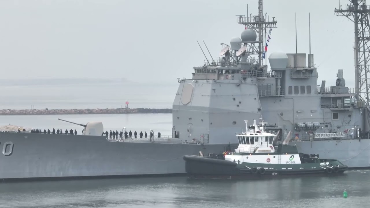USS Lake Erie (CG 70) Inbound - September 25, 2023 - Seal Beach, California