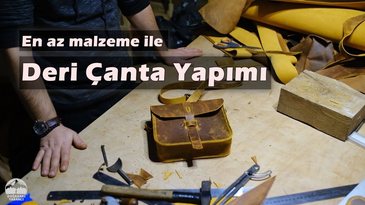 Kendi Deri Çantanızı Yapmak İster Misiniz? | Az malzeme ile deri çanta yapımı