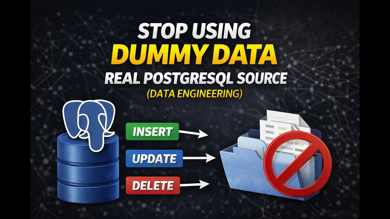 Building a Real PostgreSQL OLTP Source for Data Engineering (Hands-On)