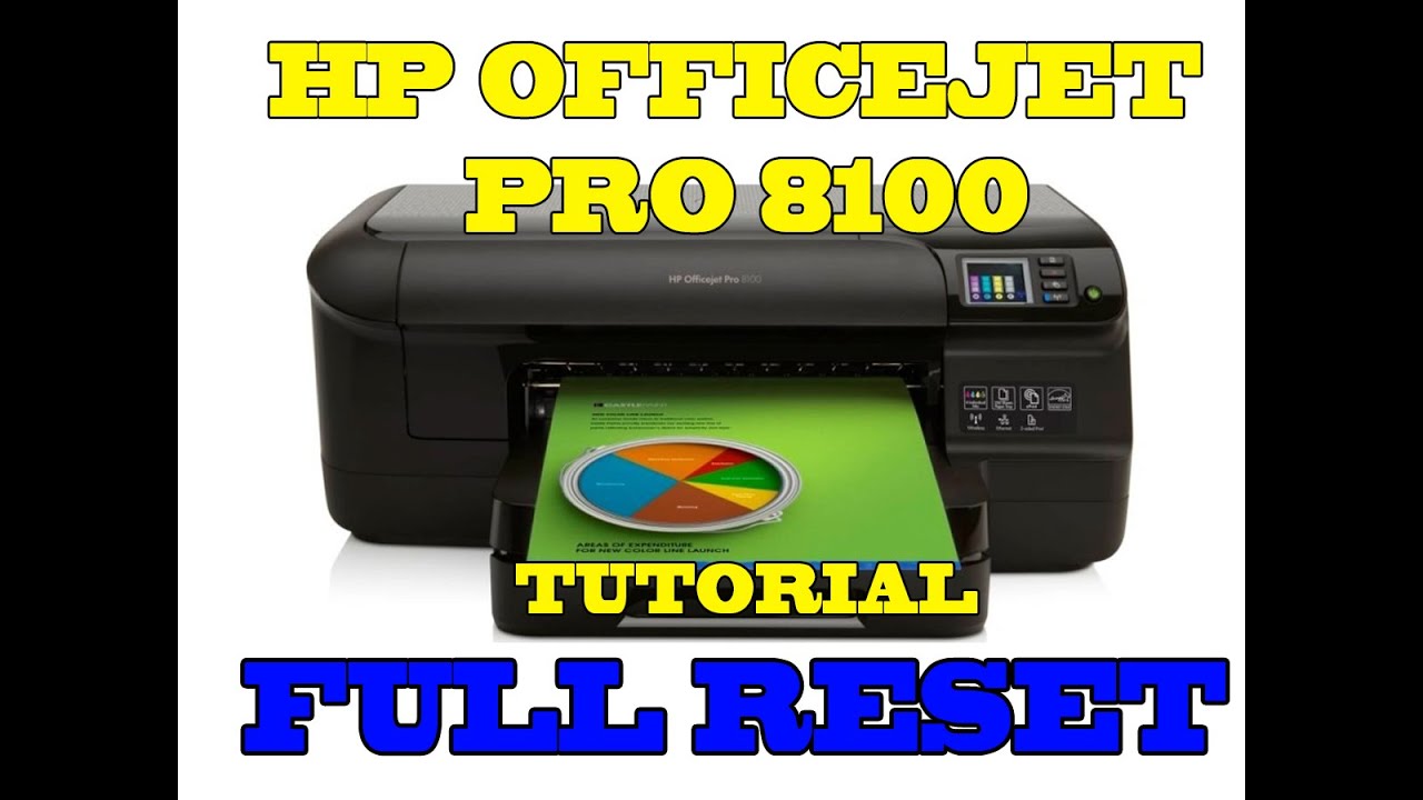 Como resetear HP 8100