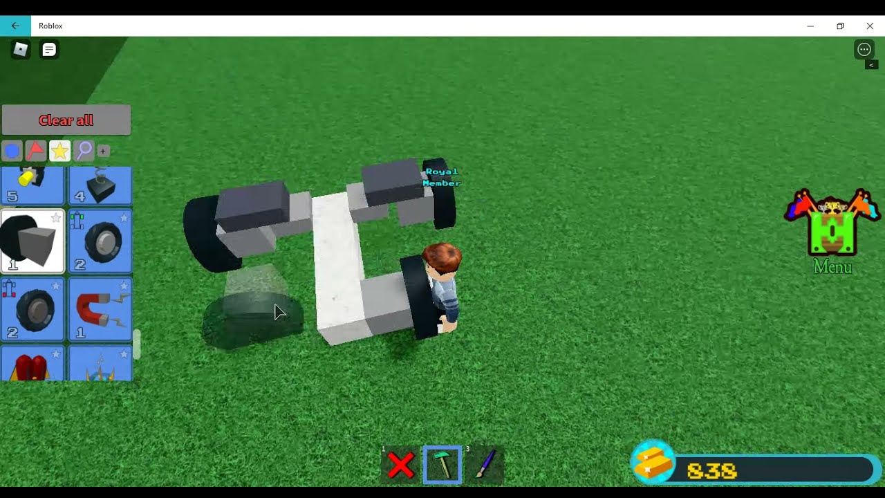 How to build a Legacy Car in Build A Boat For Treasure on Roblox !