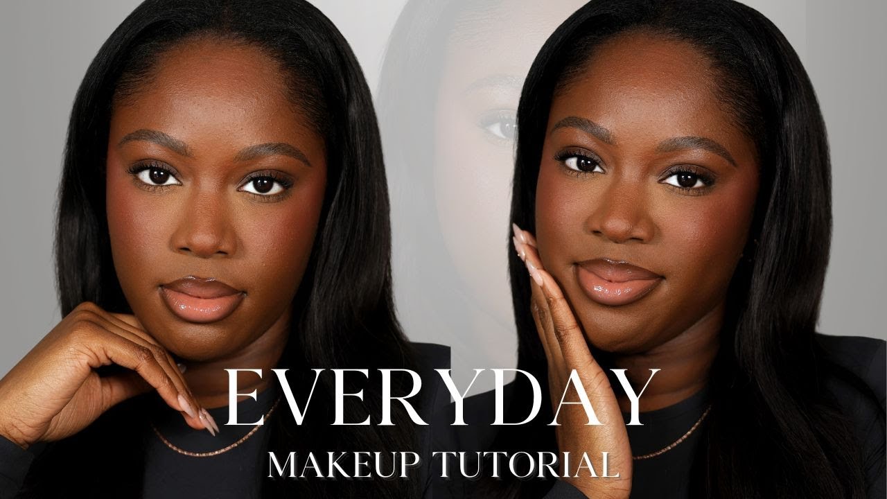 STEP BY STEP Everyday Makeup Tutorial for Dark Skin | DETAILED Guide to QUICK, easy, flawless Makeup