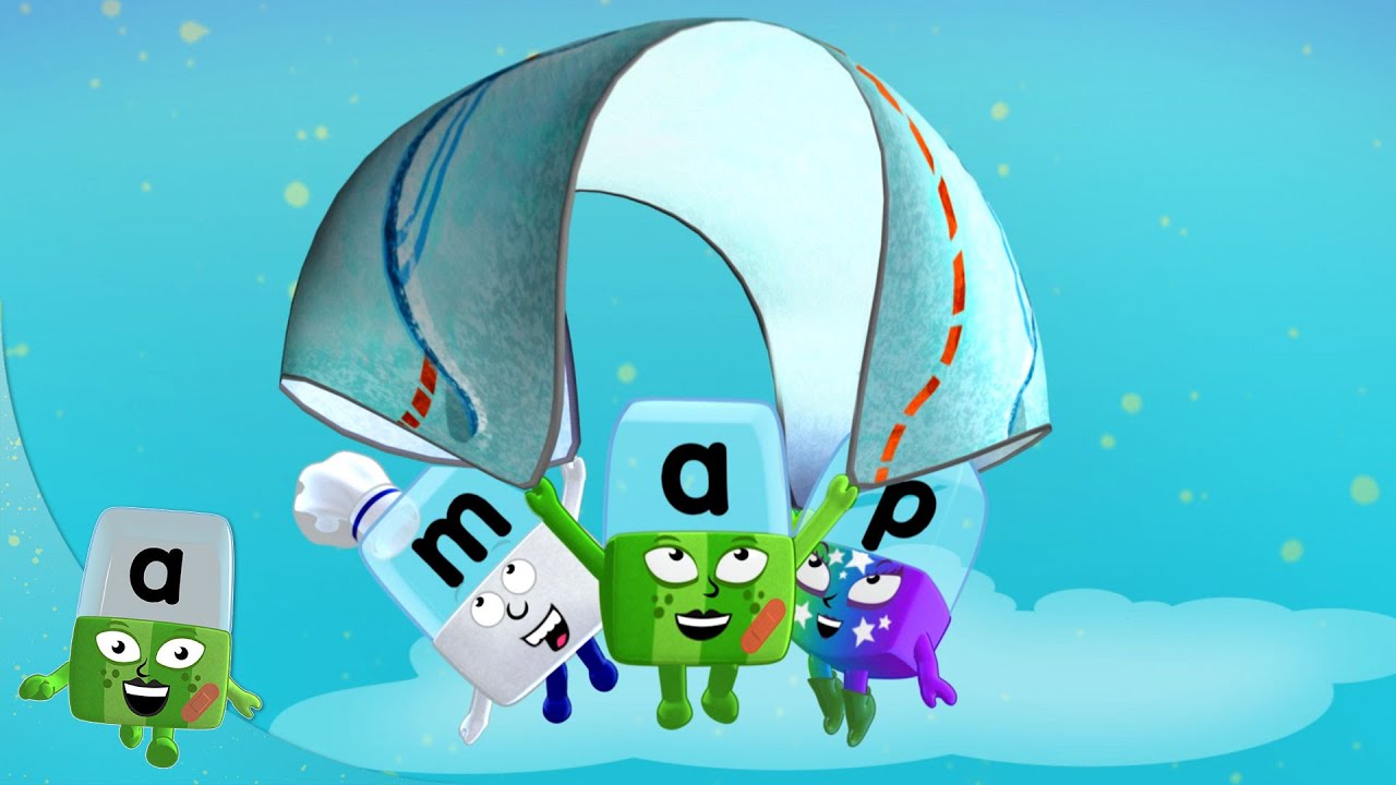 @officialalphablocks - Learn to Spell Pop, Nap, Cap and More! | Phonics | @Blocks-Universe