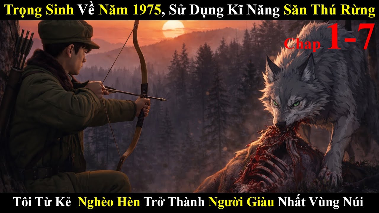 Trọng Sinh Về Năm 1975, Dùng Cung Tên - K98 Tôi Một Mình Vào Rừng Săn Thú Hoang Làm Giàu | Phần 1