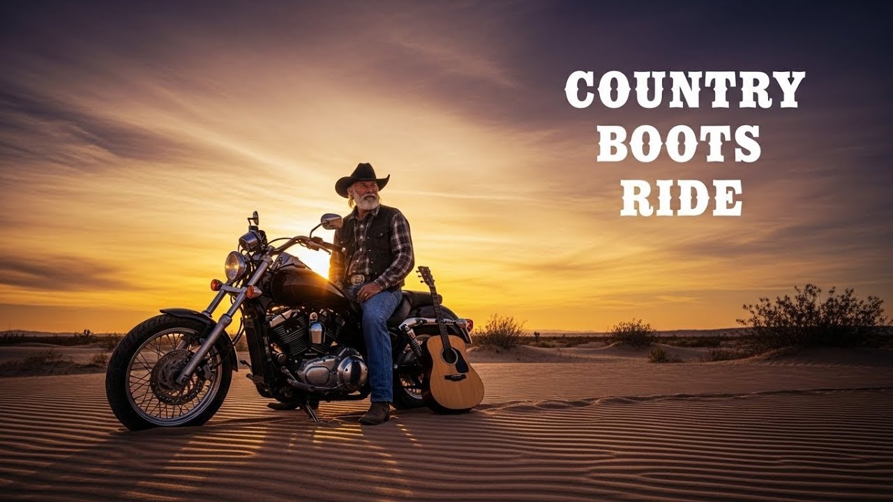 Country Guitar Road Trip — Motorcycle Ride Vibes 🏍️ Turn Up and Go