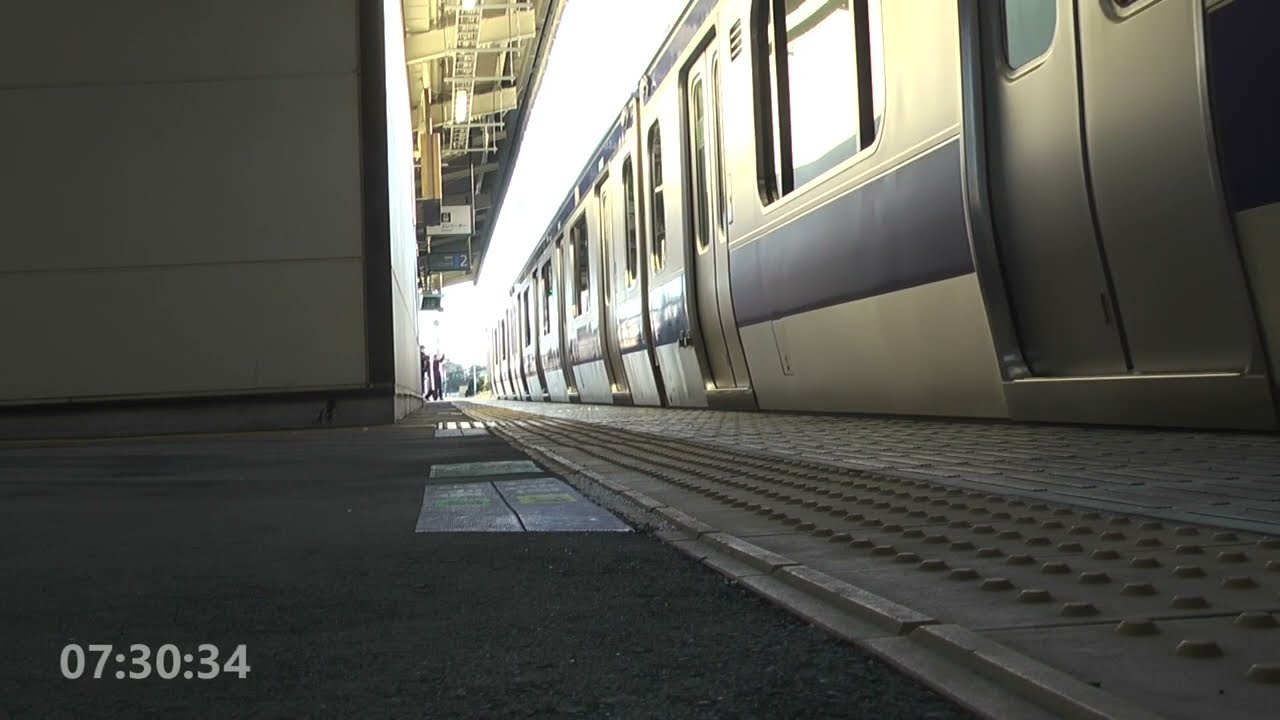 【2凸！】2023年2月11日 磯原7時30分発 普通列車 いわき行 発着シーン