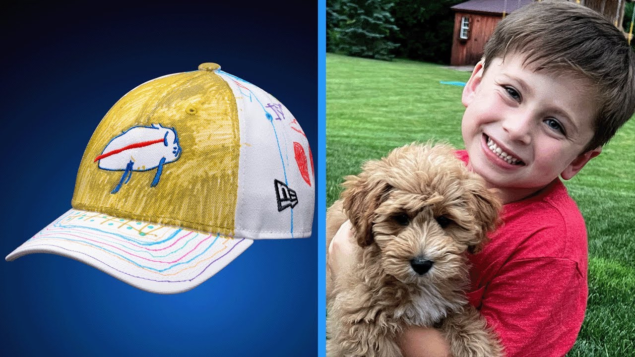 Meet 7-year-old Carson who designed this week's Josh Allen cap
