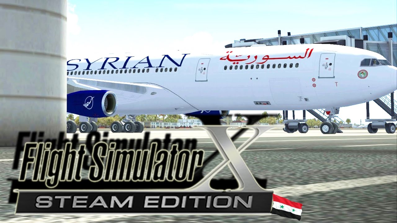 Flight Simulator X ( FSX:SE ) ! Damascus / Dubai ! Take Off ! A340 Flight to Dubai !