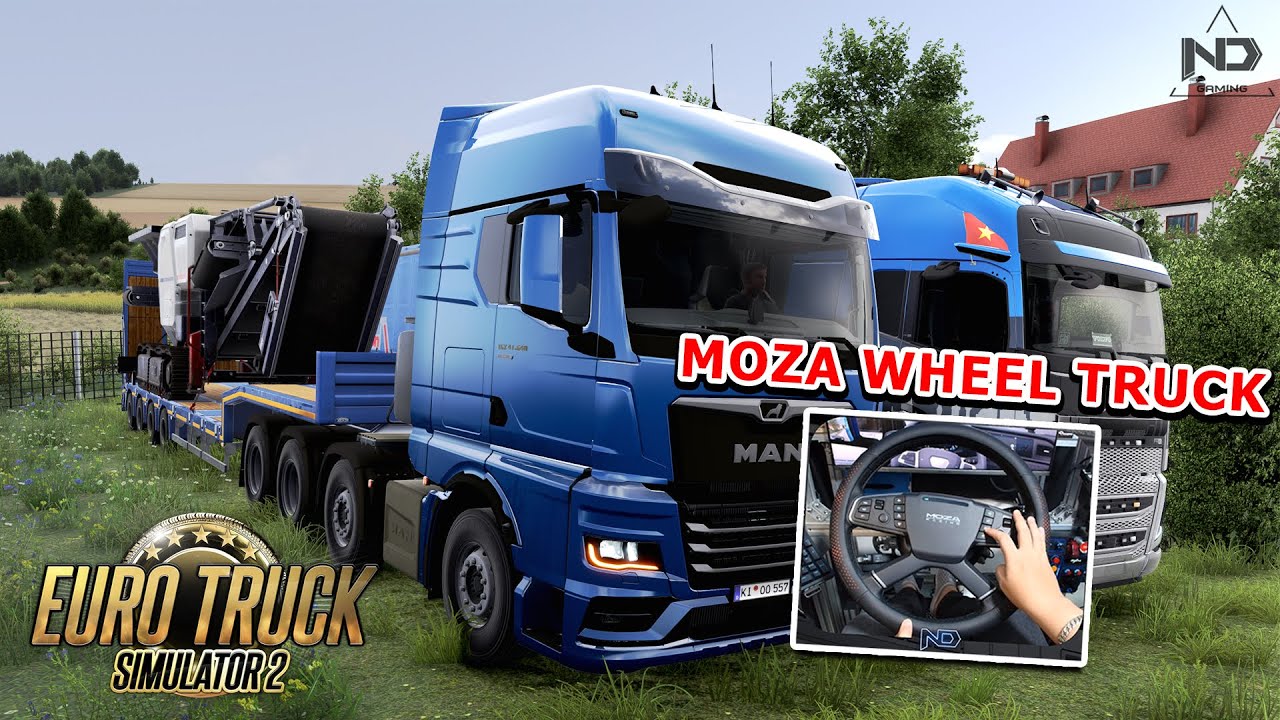 ETS2 Online - Kéo Hàng Nặng Đi Đường Chật Hẹp Cùng Xe Đầu Kéo MAN