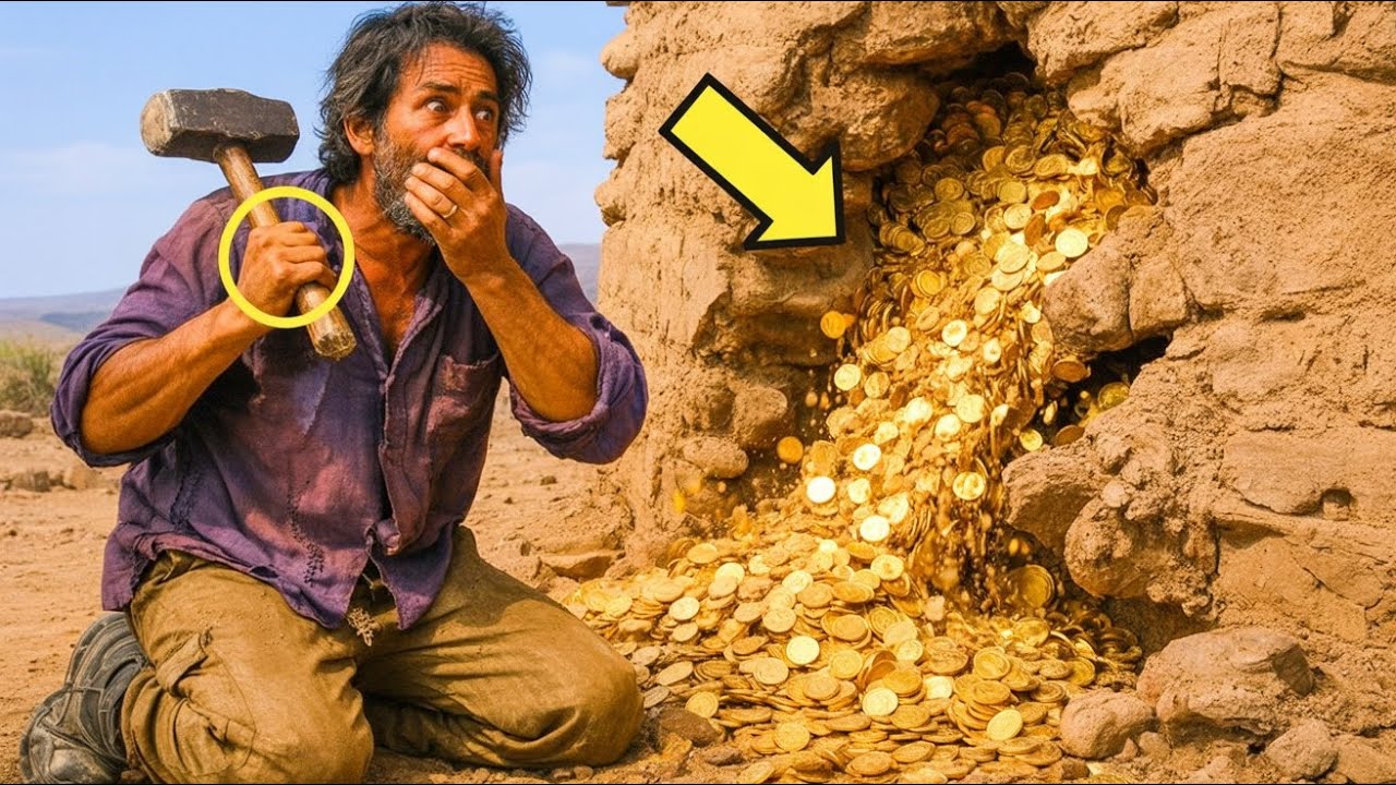 MAN BREAKS WALL IN HIS OWN HOUSE AND DISCOVERS A MILLION DOLLAR SECRET